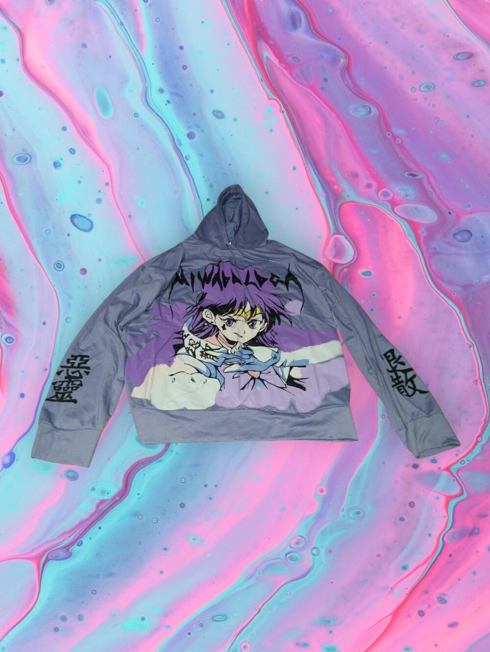 Sailor moon gorgeous purple sailor Mars unisex size xl hoodie